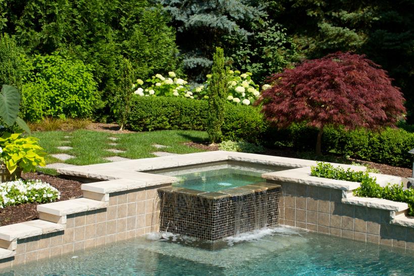 Incorporating A Spa Into A Complete Backyard